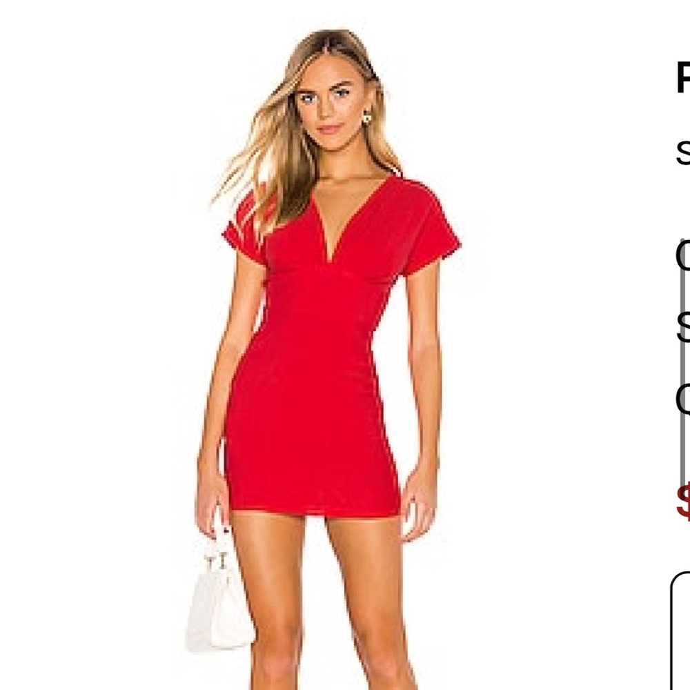 Red Dress from Revolve